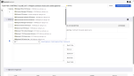 list that pops up matching what is entered